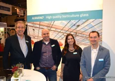 Thiark Sietzema, Ruud van Gils, Yentl Blokstra en Jan Willem Spaargaren van Cultilene - Albarino glas