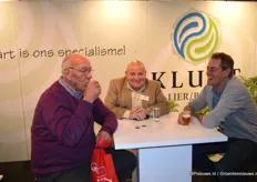 Jan Slaman, Stef van Driel en Hans Groenewegen bij Klugt