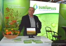 Het Wageningse bedrijf SURfaPLUS organiseert daarom op 10 maart 2017 een symposium in de Evenementenhal Gorinchem over hulpstoffen in gewasbescherming. Op de foto Hans de Ruiter.