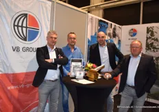 Daaf Steentjes (Kwekerij de Wieringermeer) op bezoek bij Jilles Goedknegt, Edward Verbakel en Michel Winkel van VB Group