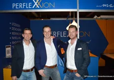 Ronald Mak, Jacques Heijboer en Patrick Roos van Perflexxion Uitzendbureau.