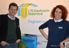 Jos van Kester en Jakoline van Straalen van LTO Glaskracht Nederland.