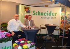 Evert-Jan Luitjes en Anton Hooijmeijer van Schneider Youngplants