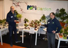 Fred en Qiting Muller, van MM Garden, handelskwekerij gespecialiseerd in bonsai boompjes