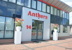 De ingang van Anthura.