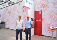 Philips was voor de eerste keer aanwezig tijdens de FlowerTrials en wel op de triallocatie van Dümmen orange.