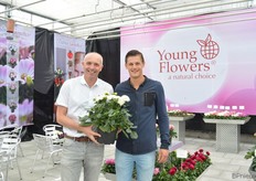 Sander Burger en Tim van Haaster van Young Flowers.