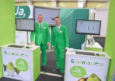 De groene softwareontwikkelaars van Groen Vision, Jan Kastelein en Elmar Visser