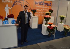 Benedetto Coruso, Barile Flowers. Er waren twee Italiaanse bedrijven aanwezig - Barile en het kwekerscollectief Del Golfo