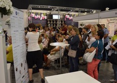 Een belangrijk deel van het beursbezoek bestond uit bloemisten