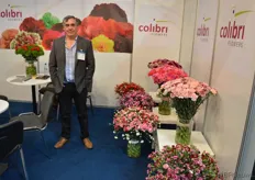 Andres Toro van Colibri Flowers. Ook voor de Colombianen is Polen een super intereesante markt, aldus Andres.