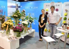 Deliflor, vertegenwoordigd door Jeroen Steenbergen (die onlangs van Zentoo is komen overwaaien) en Magdalena Nowak
