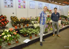 Jaco Oosterom van Breugem Plants en Marc v/d Berg van Plant Company, samen in het straatje van Carl Sales Support