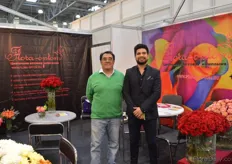 Raul Fidel Vera and Sergio Alejandro Vera of Flora-optom. They buy flowers in Ecuador and have a wholesale centre in Moscow. According to them, this years demand is less compared to last year. They indicate a lower demand of about 10 percent for roses and crysanthemums.