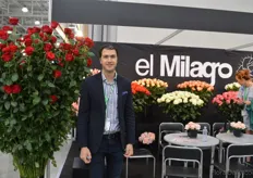 Mauricio Danies of Milagro. About 80 percent of the roses of this Colombian grower are being sold in Russia.