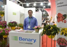Domenik Rust of Benary. In Russia, Benary plants are being sold by the agend Wolfschmidt. Next to Benary, Wolfschmidt also sells varieties of Kientzler, Brandkamp and Selecta in Russia and the Former Soviet Republics.