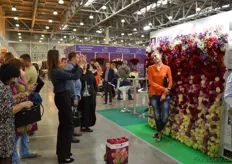 The flowers of Expoflores pavillion attracted many attention of the visitors. Again this year, 12 Ecuadorian flower growers are exhibiting at the pavillion.