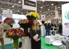 Taisiya Kravchenko of Grupo Florisol, a ecuadorian flower farm. According to Kravchenko, it is possible again to talk about higher prices again. The Russian buyers seem to be willing to pay a bit more for a better quality product. However, they are still finding ways to increase the total costs, by for example deceasing the costs of freight.