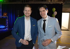 Michel Zaremba (Greenex) en Sebastiaan Hogervorst (Decowraps)