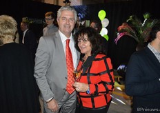 Mr en Mw Janmaat, commercieel directeur Celieplant & Bouquetnet