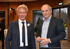 Genomineerde van dit jaar Jan Schrijver van De Lepelaar samen met Jan de Ruyter van ABN Ambro.