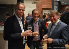 Jan Vullings, Johan Grootscholten en voorzitter LTO Nederland Sjaak van der Tak
