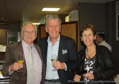 Johan Bos van De Bloemenkrant met Wiro Gerards (Holland GreenPoint) en Helma Verberkt (LTO).