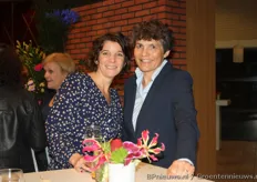Lise Schregardus met Bernadette Bijman van AB Vakwerk.