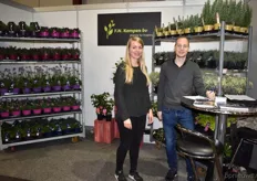 Suzanne Goes en Timo Jongerling van F.N. Kempen bv inspireren de mensen met hun planten.