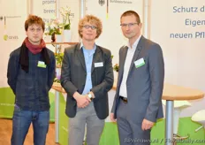 Florent Renaud from GEVES, Marco Hoffman from NAK Tuinbouw and Jean Maison from Nak Tuinbouw.