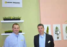 Cris van Oostveen and Rob Braam from Henk Braam b.v. They grow Ferns, young plants and also Micro Ferns.