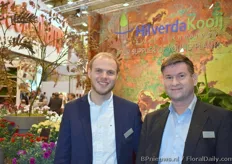 Martijn Besemer and Co Overduin from HilverdaKooij. Always faithfully at the IPM making people known with ther service of supplying young plants