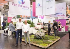 Van der Voort Potplanten, for the first time present at the IPM. Sander Burger and Johan Spaans