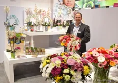 Chris Biesheuvel, amongst others taking care of the sales of the gerberas of the Quality Flower Group