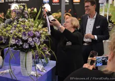 Alison Bradley, president Floral Fundamentals and Fusion Flowers Magazine, taking the honors