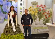 Simone Helbing and Remco Peerdeman , from young plant producer AllPant