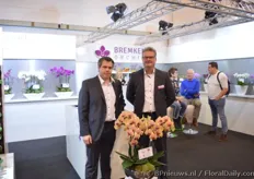 Christian Bremkens and Edwin van den Nieuwendijk of Bremkens. This German orchid breeder and young plant grower is exhibiting at the IPM Essen for the second time.