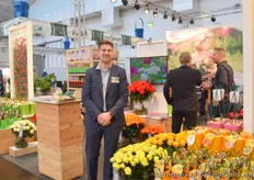 Stephan Heyer of Rosen Tantau. At the IPM, they put several cut, but also garden roses in the spotlight.