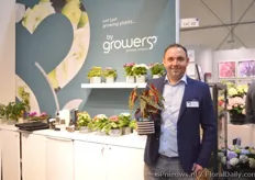"Jesper Madsen of by growers presenting the Begonia Maculata. This Danish grower produces around 26 different crops in a 180,000m2 greenhouse. One of the latest crops they added is the Begonia Maculata. According to Madsen, everyone is looking for special green plants. "The more different it is, the more unique it is and I think we found it with this begonia. More later on FlorlaDaily."