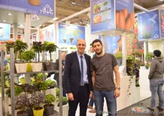 Eyal Klein and and Eitam Argaman of Hishtil next to the Funtastick pepper.