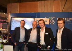 Roeland van Dijk, Ben Hoornweg, Lars Meijer en Pieter Zwinkels, van Codema.