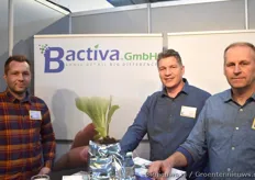 Hendrik Wahn, Arjan Verwer en Cor Driessen van Bactiva.