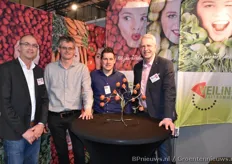 Het team van Veiling Zaltbommel: Arthur Elsen, Adrie Mijdam, Robert van Lokven en Hans van Dodewaard