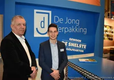 Cor Duyvestijn en Dennis Voskamp van De Jong Verpakking