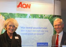 Ellen Eggermont en Arjan van Staalduinen in de stand van Meeùs.