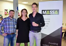 Bryan v. Rijn, Ulrike Eggirg & Bjorn de Quaasteniet van MASSA presenteerde hun digitale mogelijkheden tot het opslaan van de data van het gewas om zo alles beter te kunnen controleren en sturen.