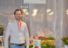 Raimond Hogendoorn van SV.CO liet de koekjes achter bij de beurs en presenteerde hun product bij FleuraMetz.