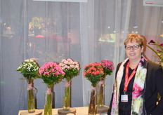 Tineke Vreeken was er ook met de producten van Bouvardia.