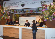 De bar waar de dames de mensen voorzien van een lekker drankje.