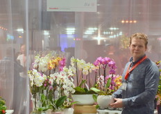 Harm-Jan Stolk van Stolk Orchids toonde verschillende prachtige orchideeën zien op het event.